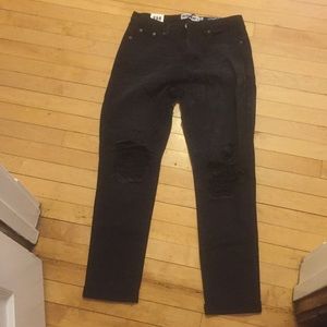 Sophie High-Waisted Knee Rip Mom Jeans